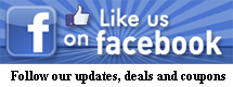 Like us on Facebook to receive a special fans-only discount code and more!